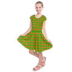 Generated Glitch20 Kids  Short Sleeve Dress by ScottFreeArt