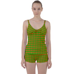 Generated Glitch20 Tie Front Two Piece Tankini by ScottFreeArt