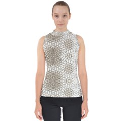 17 Square Triangle Oveerlaye Title X24 Image3a95253 Mirror Mock Neck Shell Top by ScottFreeArt