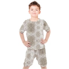 17 Square Triangle Oveerlaye Title X24 Image3a95253 Mirror Kids  Tee And Shorts Set by ScottFreeArt