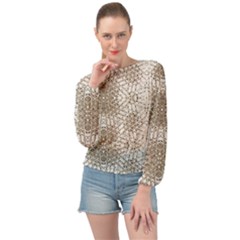 17 Square Triangle Oveerlaye Title X24 Image3a95253 Mirror Banded Bottom Chiffon Top by ScottFreeArt