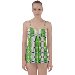 Cocoon Print Babydoll Tankini Set by ScottFreeArt