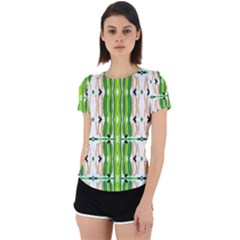 Cocoon Print Back Cut Out Sport Tee by ScottFreeArt