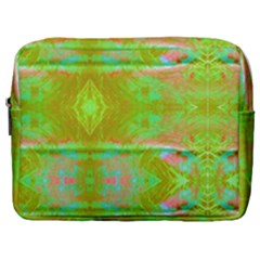 Tank Yellow  #scottfreeart N Green Purple Img 1589 Make Up Pouch (large) by ScottFreeArt