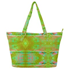 Tank Yellow  #scottfreeart N Green Purple Img 1589 Full Print Shoulder Bag by ScottFreeArt