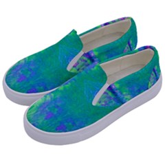 Tank Blue  #scottfreear T= N Green Purple Img 1589 Kids  Canvas Slip Ons