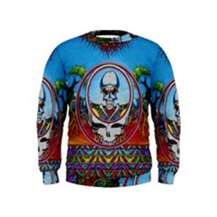 Grateful Dead Wallpapers Kids  Sweatshirt by Sapixe