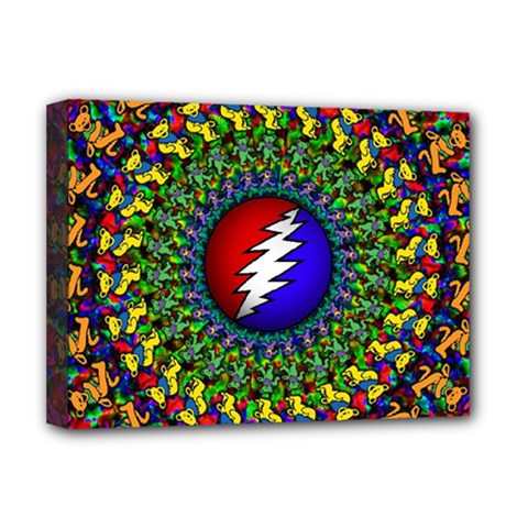 Grateful Dead Deluxe Canvas 16  X 12  (stretched)  by Sapixe