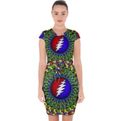 Grateful Dead Capsleeve Drawstring Dress 