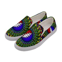 Grateful Dead Women s Canvas Slip Ons by Sapixe