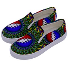 Grateful Dead Kids  Canvas Slip Ons