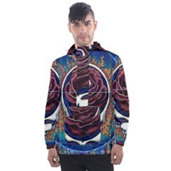 Grateful Dead Ahead Of Their Time Men s Front Pocket Pullover Windbreaker by Sapixe