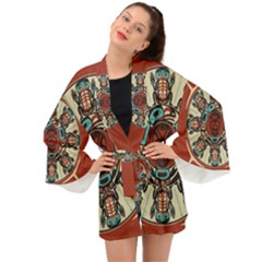 Grateful Dead Pacific Northwest Cover Long Sleeve Kimono by Sapixe