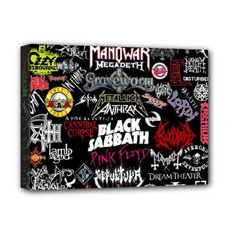 Metal Bands College Deluxe Canvas 16  X 12  (stretched) 