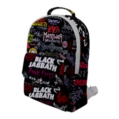 Metal Bands College Flap Pocket Backpack (large) by Sudhe