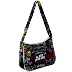 Metal Bands College Zip Up Shoulder Bag