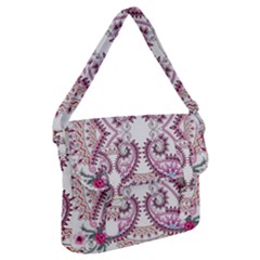 Pink Flower Cartoon Buckle Messenger Bag