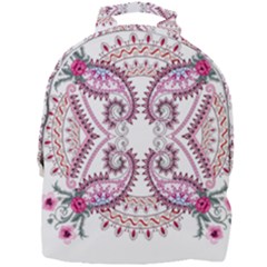 Pink Flower Cartoon Mini Full Print Backpack