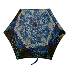 Mosaic Art Vincent Van Gogh s Starry Night Mini Folding Umbrellas