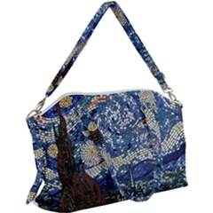 Mosaic Art Vincent Van Gogh s Starry Night Canvas Crossbody Bag