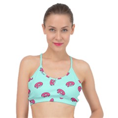 Donuts Pattern Food Colourful Basic Training Sports Bra by Vaneshart