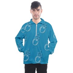 Bubble Group Pattern Abstract Men s Half Zip Pullover by Vaneshart