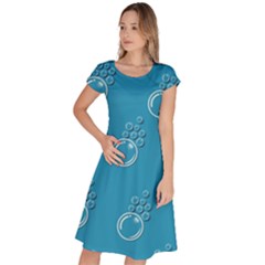 Bubble Group Pattern Abstract Classic Short Sleeve Dress by Vaneshart