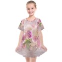 Nature Landscape Flowers Peonie Kids  Smock Dress View1