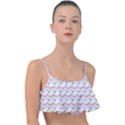 Sprinkles Flat Design Patter Food Frill Bikini Top View1