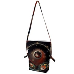 Pattern Background Swinging Design Folding Shoulder Bag by Vaneshart