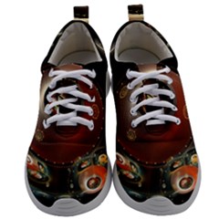 Pattern Background Swinging Design Mens Athletic Shoes by Vaneshart