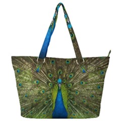 Peacock Feathers Bird Nature Full Print Shoulder Bag