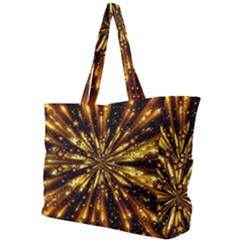 Christmas Star Wallpaper Explosion Simple Shoulder Bag by Vaneshart