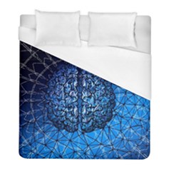 Brain Web Network Spiral Think Duvet Cover (Full/ Double Size)