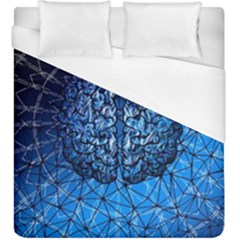 Brain Web Network Spiral Think Duvet Cover (King Size)