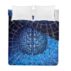 Brain Web Network Spiral Think Duvet Cover Double Side (Full/ Double Size)