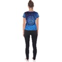 Brain Web Network Spiral Think Short Sleeve Sports Top  View2