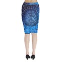 Brain Web Network Spiral Think Midi Wrap Pencil Skirt View2