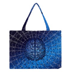 Brain Web Network Spiral Think Medium Tote Bag