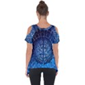 Brain Web Network Spiral Think Cut Out Side Drop Tee View2