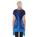 Brain Web Network Spiral Think Short Sleeve Side Drop Tunic View2