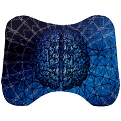 Brain Web Network Spiral Think Head Support Cushion