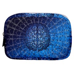 Brain Web Network Spiral Think Make Up Pouch (small) by Vaneshart