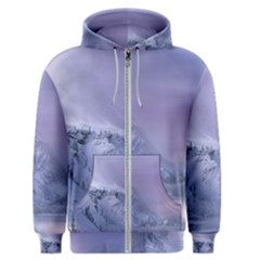 Nature Landscape Winter Snow Men s Zipper Hoodie