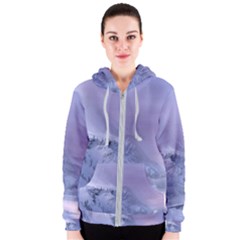 Nature Landscape Winter Snow Women s Zipper Hoodie