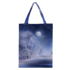 Nature Landscape Winter Classic Tote Bag