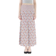 Floral Digital Paper Full Length Maxi Skirt