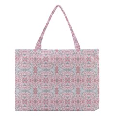 Paper Texture Floral Flowers Medium Tote Bag