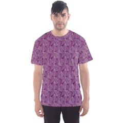 Leaf Pattern Lace Leaf Leaves Men s Sports Mesh Tee