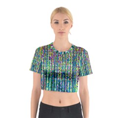 Matrix Technology Data Digital Cotton Crop Top by Vaneshart